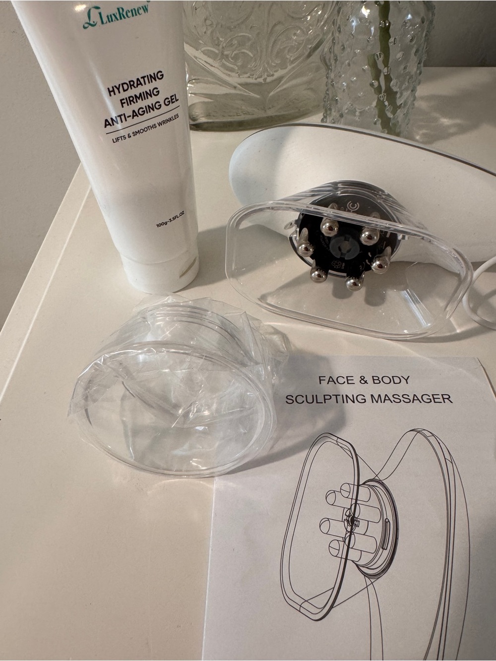Facial & Body Sculpting Massager - White - Picture 3 of 9